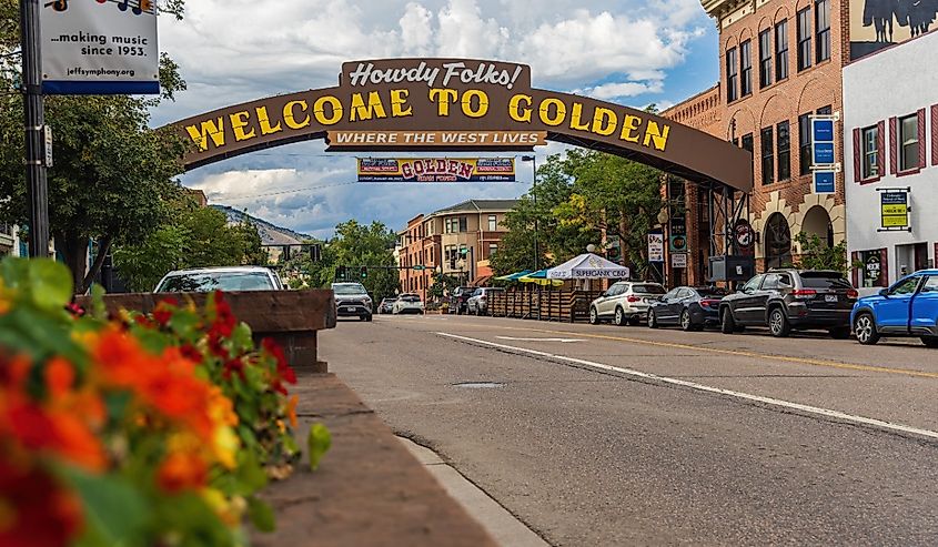 Golden, Colorado Main Street .